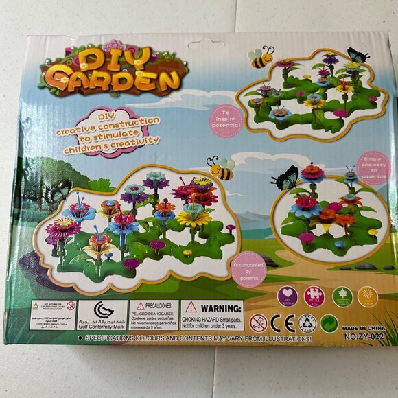 Kids Flower Garden Building Toy Girls Boys DIY Toy 96 pieces Gift 3 years and up - Picture 7 of 11
